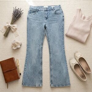 Cotton On Low Rise Bootcut Jeans Light Wash Denim Size 10 US 14 AU